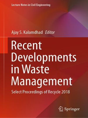 cover image of Recent Developments in Waste Management